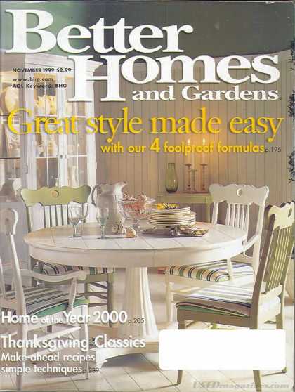 Better Homes and gardens - November 1999