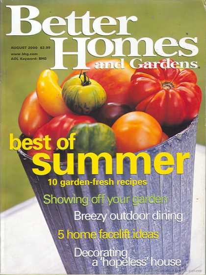 Better Homes and gardens - August 2000