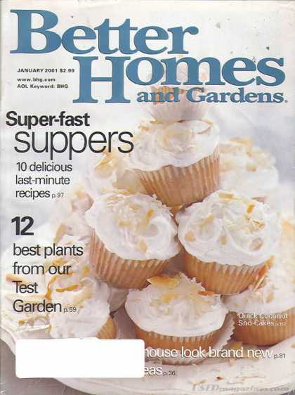 Better Homes and gardens - January 2001