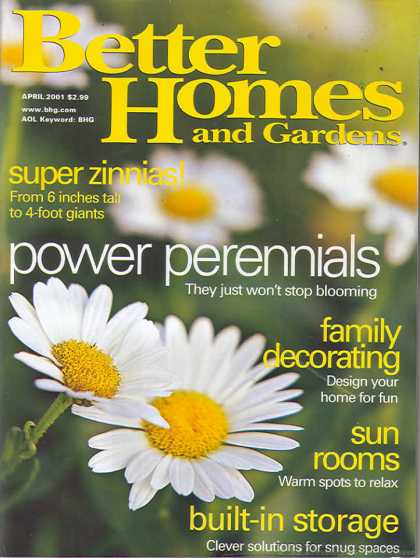 Better Homes and gardens - April 2001