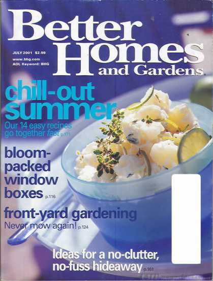 Better Homes and gardens - July 2001