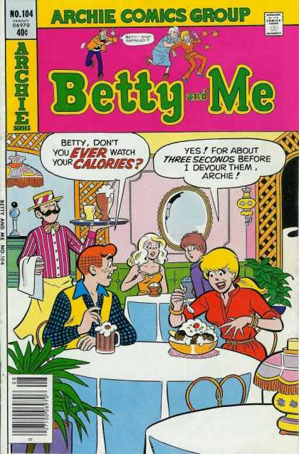 Betty and Me 104 - Approved By The Comics Code - Archie Series - Woman - Man - Towel