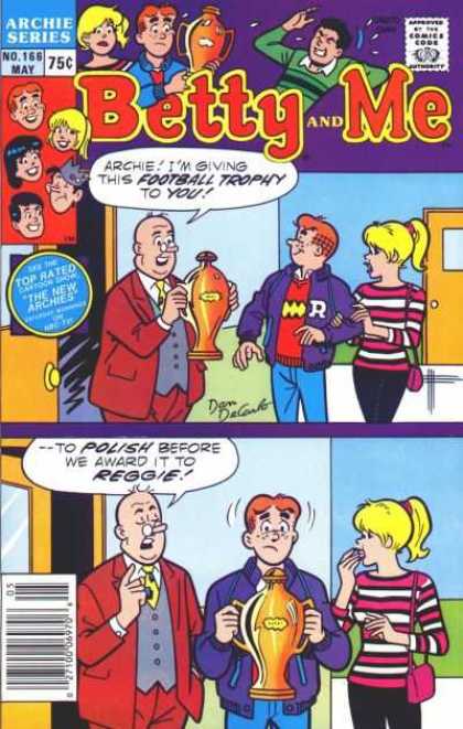 Archie Series - Man - Woman - Comics Code - Cup Betty and Me 166 - Archie Series - Man - Woman - Comics Code - Cup