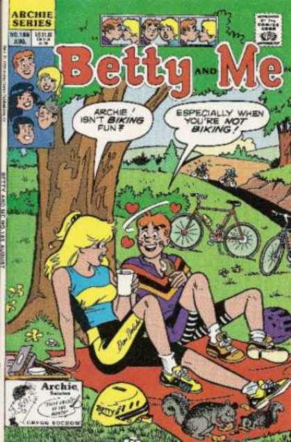 Archie - Picnic - Squirrels - Love - Bicycles Betty and Me 185 - Archie - Picnic - Squirrels - Love - Bicycles