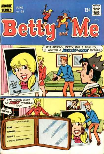 Betty and Me 21 - Betty - Archie Series - Portrait - Crown - Blue Sweater