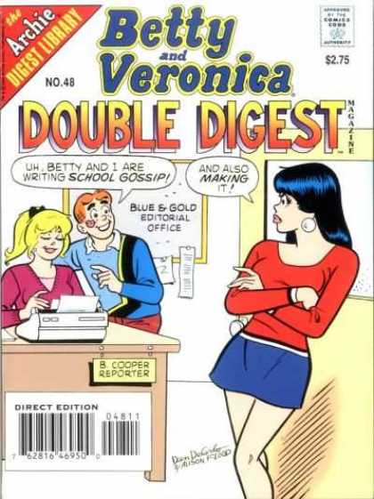 Betty and Veronica Double Digest 48 - Archie - No 48 - 275 - Double Digest - Editorial Office