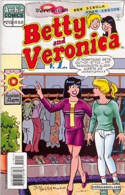 Betty and Veronica 215 - Archie Comics - Betty - Veronica - Fashion - Clothes