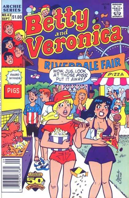 Betty and Veronica 43 - Riverdale Fair - Archie - Jughead - Popcorn - Ferris Wheel
