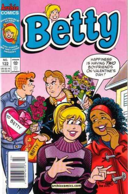 Valentines Day - Boyfriends - Archie - Riverdale - Girls - Stan Goldberg Betty 122 - Valentines Day - Boyfriends - Archie - Riverdale - Girls - Stan Goldberg