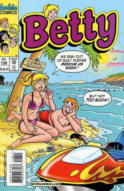 Betty 128 - Island - Beach - Bikini - Jet Ski - Phone - Stan Goldberg