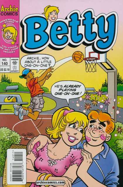 Archie - One On One - Basketball - Kissing - Romance - Stan Goldberg Betty 140 - Archie - One On One - Basketball - Kissing - Romance - Stan Goldberg