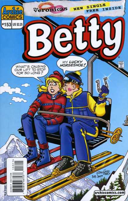 Betty 153 - Ski Lift - Archie - The Veronicas - Horseshoe - Speech Bubble - Stan Goldberg