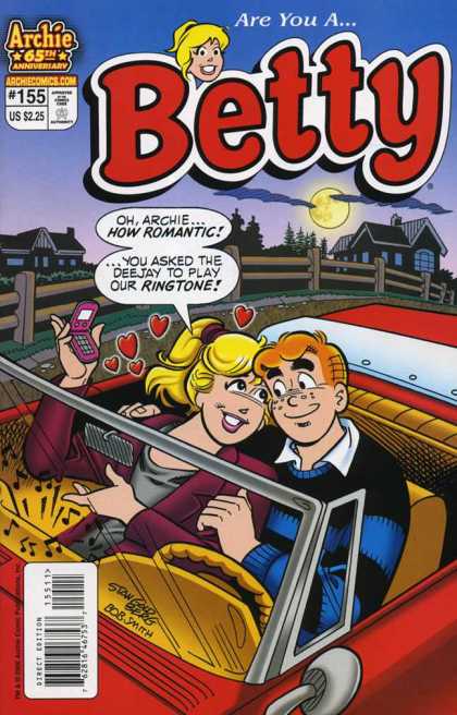 Archie 65th Anniversary - Archie Comics - Archies Girl - Bob Smith - Romantic Archie - Stan Goldberg Betty 155 - Archie 65th Anniversary - Archie Comics - Archies Girl - Bob Smith - Romantic Archie - Stan Goldberg