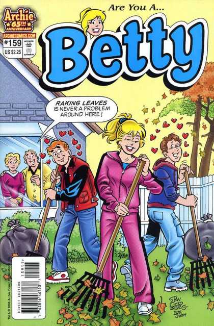 Archie - Archie Comics - Are You A Betty - Cleaning - Garden - Stan Goldberg Betty 159 - Archie - Archie Comics - Are You A Betty - Cleaning - Garden - Stan Goldberg