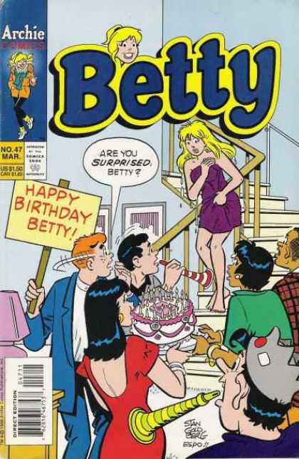 Betty 47 - Birthday - Surprise - Towel - Party - Cake