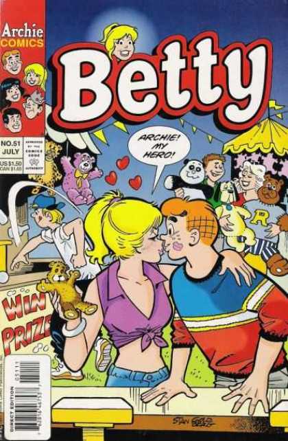 Betty 51 - Kissing - Romance - Win Prize - The Partly - Toys