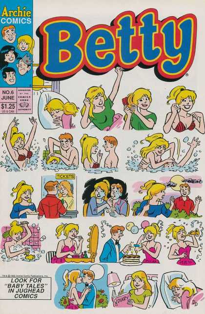 Betty 6 - Archie - Sleep - Date - Kiss - Jughead Comics