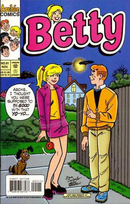 Betty 91 - Archie - Yo-yo - Moon - Fence - Tied