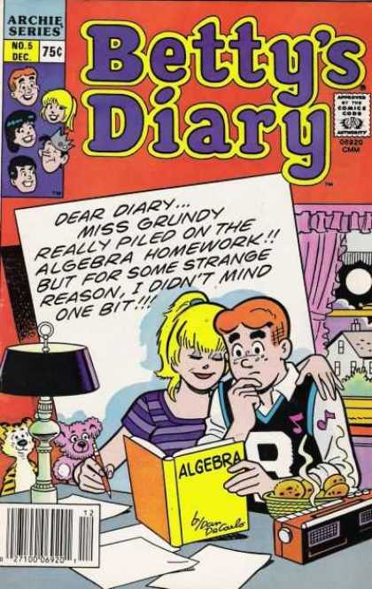 Betty's Diary 5 - Archie - Studying - Betty - Algebra - Miss Grundy
