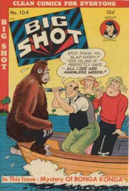 Big Shot 104 - No 104 - August - Mystery Of Bonga Konga - Boat - Striped Pants