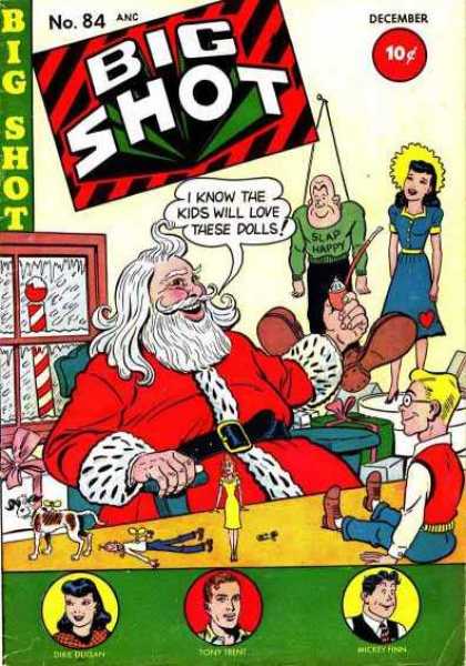 Big Shot 84 - Dolls - 10 Cents - Santa - Pipe - Presents