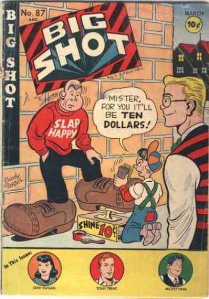 Big Shot 87 - 10 Cents - Speech Bubble - Men - Boy - March