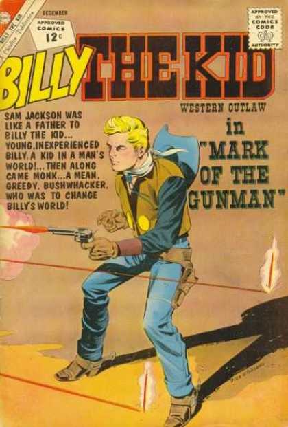 Billy the Kid 37 - Cowboy - Cowboy Hat - Gun - Holster - Leather Vest