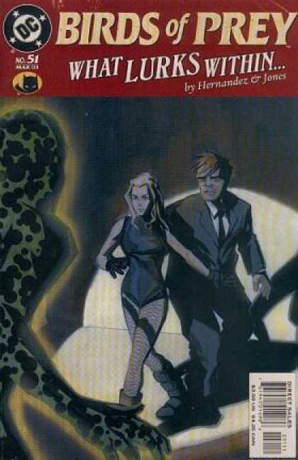 What Lurks Within - Hernandez U0026 Jones - Monster - Spotlight - Batman - Phil Noto Birds of Prey 51 - What Lurks Within - Hernandez U0026 Jones - Monster - Spotlight - Batman - Phil Noto