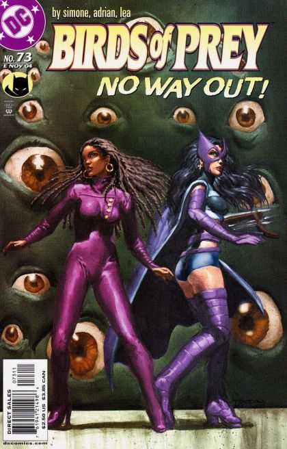 Birds of Prey 73 - The Eyes Are On Us - By Simone Adrian Lea - Women Are Looked Upon As Objects - Ahhhh But There Is A Way Out - Dont It Make My Brown Eyes Blue - Mark Texeira
