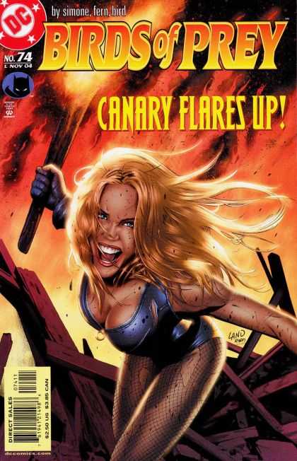 Canary - Fire - Torch - Rubble - Canary Flares Up - Matt Ryan Birds of Prey 74 - Canary - Fire - Torch - Rubble - Canary Flares Up - Matt Ryan