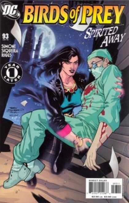 Death - Doctor - Blood - City - Moon - Brian Miller, Terry Dodson Birds of Prey 93 - Death - Doctor - Blood - City - Moon - Brian Miller, Terry Dodson