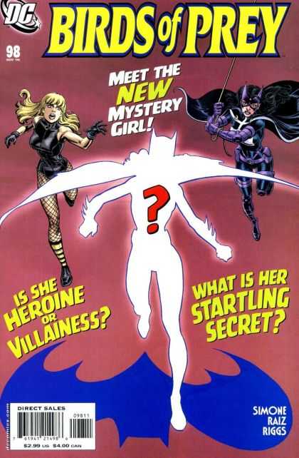 New - Mystery - Simone - Razz - Heroine - Jerry Ordway Birds of Prey 98 - New - Mystery - Simone - Razz - Heroine - Jerry Ordway