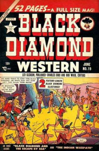 Black Diamond Western 19 - Indians - Bows - Arrows - Cowboys - Horses