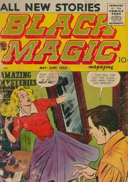 Black Magic 38 - All New Stories - Comics Code - Woman - Man - Amazing Mysteries