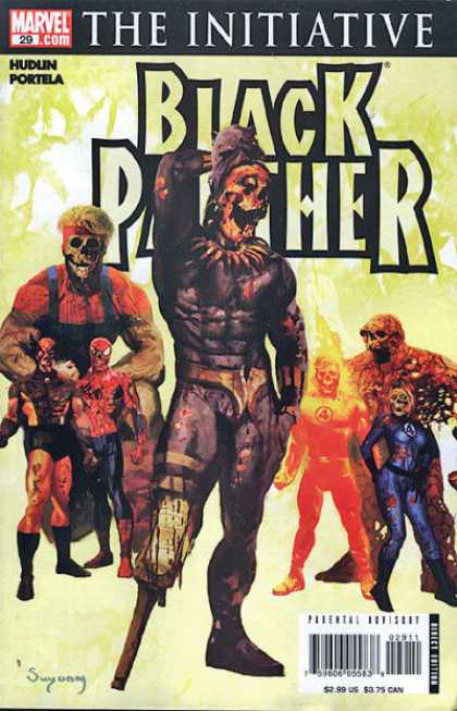 Black Panther (2005) 29 - The Initiative - Hudun Portela - Marvel Comics - Spiderman - Skulls