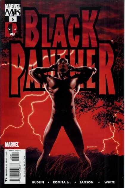Black Panther (2005) 6 - Marvel - Lightning - White - Hudlin - Janson