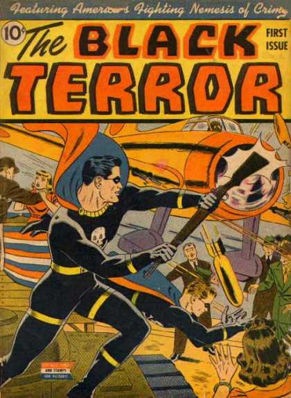 Black Terror 1 - Bomb - Missile - Airplane - Skull - Rifle - Alex Ross, Dan Brereton