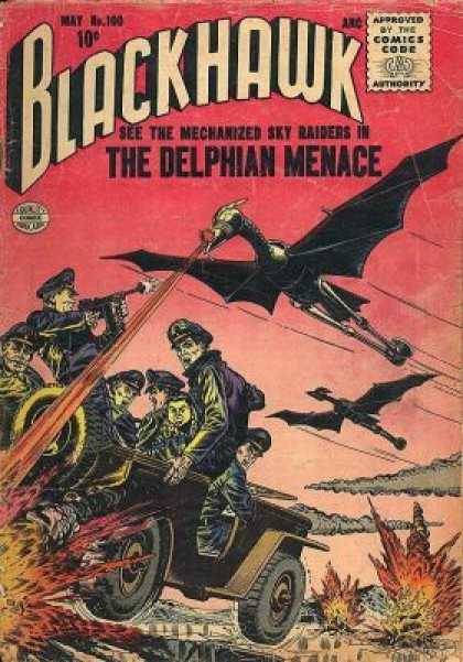 Blackhawk 100 - Sky Raiders - The Delphian Menace - Lasers - Guns - Explosions