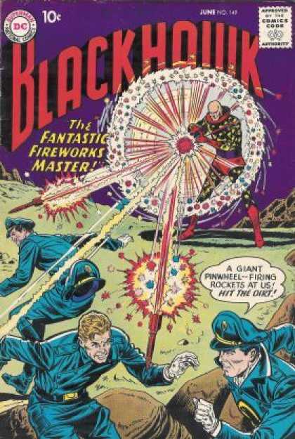 Blackhawk 149 - Fireworks - Rockets - Giant - Pinwheel - Cops