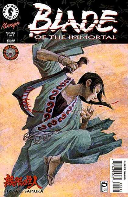 Blade of the Immortal 7 - Sword - Blood - Sandals - Robe - Dark Horse Comics