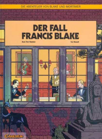 Blake und Mortimer 10 - Windows - Butler - Doberman - Mansion - Drinking