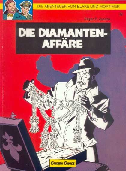 Blake und Mortimer 5 - German - Jewelry - Diamonds - Fedora - Trenchcoat
