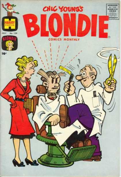 Blondie Comics Monthly 124