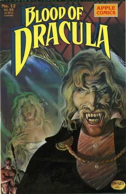 Blood of Dracula 12 - Vampire - Blonde Woman - Fangs - Mirror - Evil - Neil Vokes