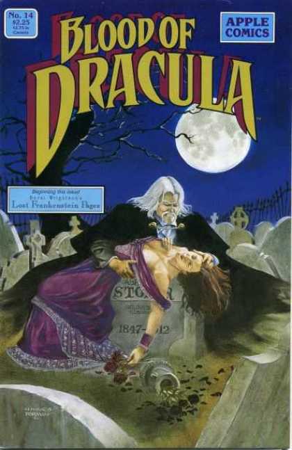 Blood of Dracula 14 - Vampire - Woman - Cemetery - Moon - Dead Tree - Dave Dorman