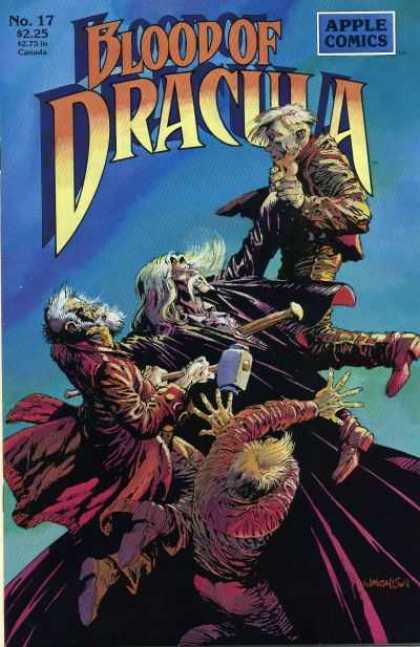 Blood of Dracula 17 - Apple Comics - Dracula - Hammer - Cloak - Monsters - Bernie Wrightson