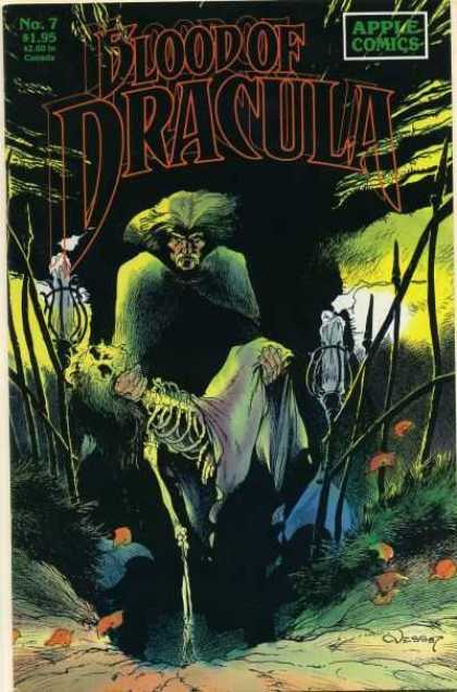 Blood of Dracula 7 - Skeleton - Grave Digging - Robbing A Grave - Unearthing The Dead - Dead Woman - Charles Vess