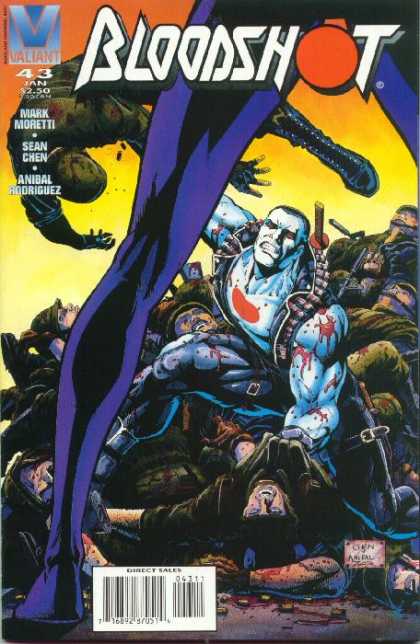 Bloodshot 43 - Blood - Beath - Soldiers - Purple Leg - Sword - Sean Chen