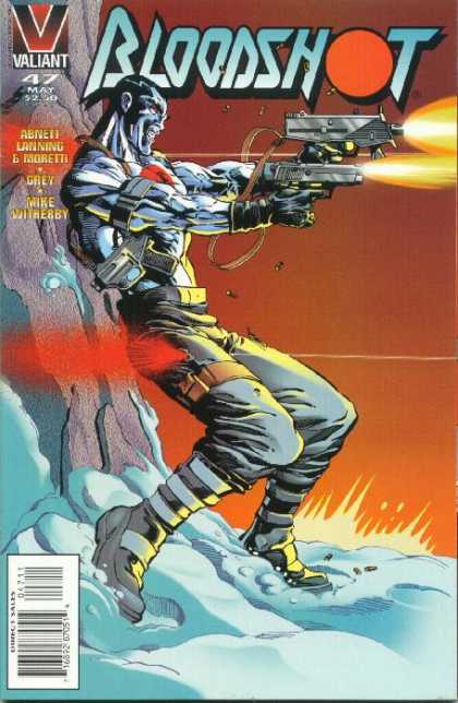 Bloodshot 47 - Valiant - Shooting - Blue Skin - Mountain - Snow - Ralph Morales