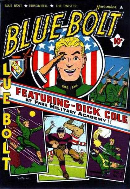 Blue Bolt 18 - Dick Cole - Edison Bell - November - Faar Military Academy - Fma